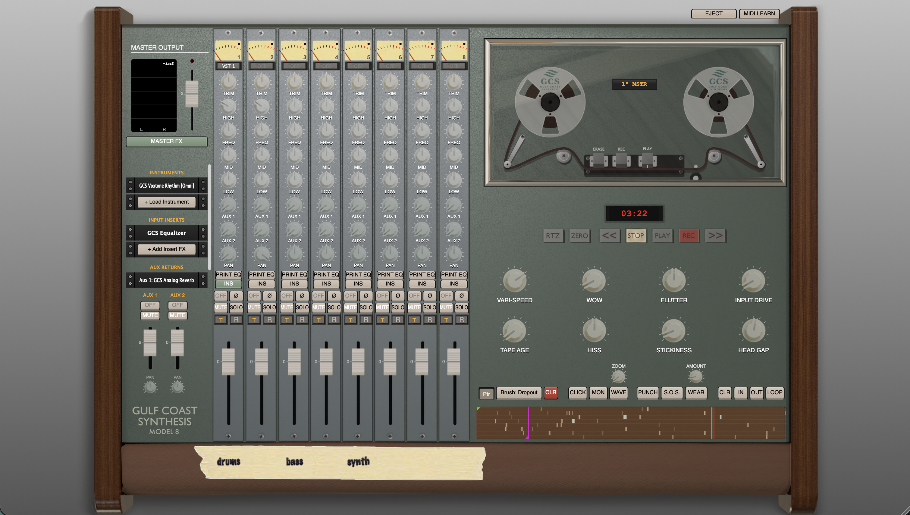 Vintage Tascam UI
